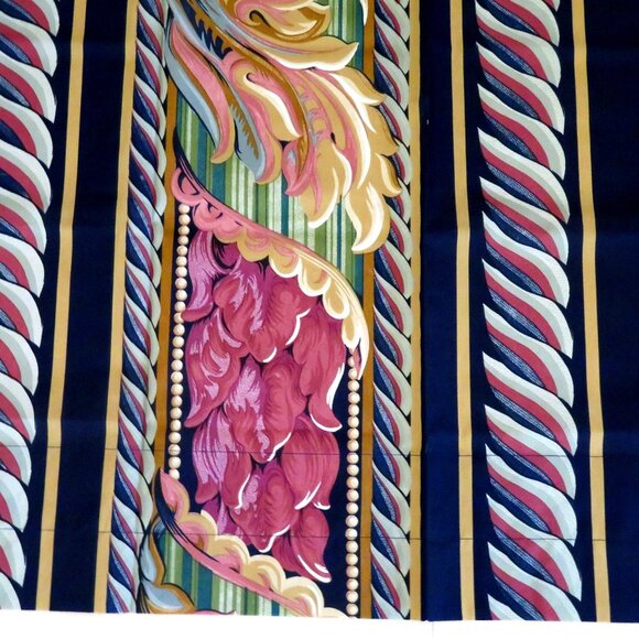 Pair 2 Curtain Panels Drapes 42" x 87" each Multicolor Polyester Tiebacks Modern - Picture 3 of 11